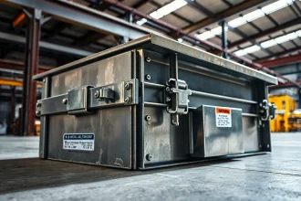 Trappe métallique industrielle pour un accès sécurisé et durable