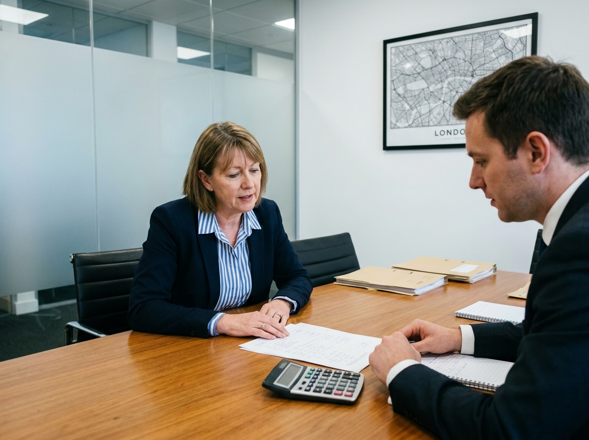 Propriétaire en location meublée en consultation avec un conseiller fiscal pour optimiser le calcul de ses revenus locatifs